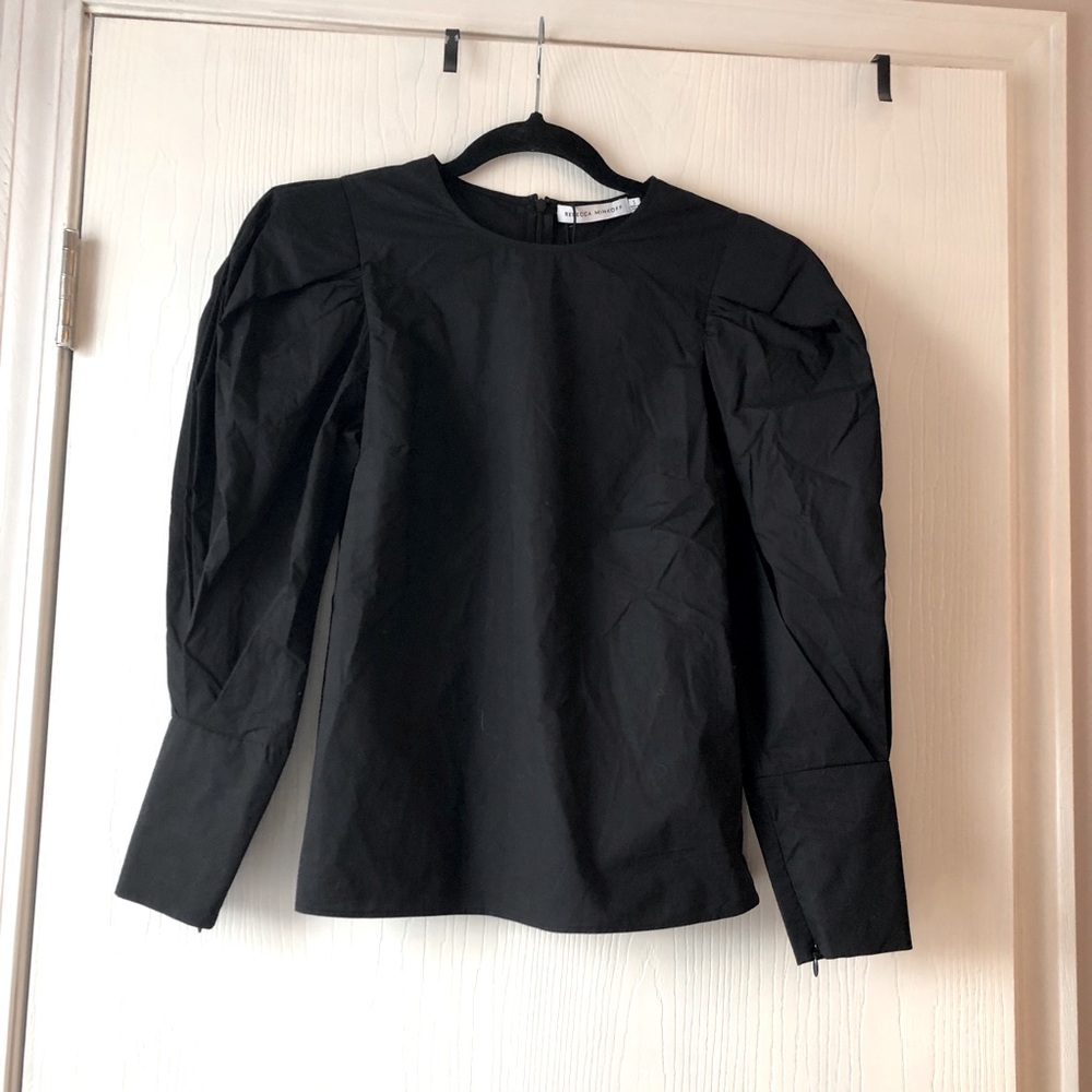 NEW Rebecca Minkoff Puff Sleeve Top